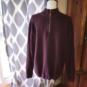 Kirkland Signature 1/4 Zip 100% Cotton Pullover